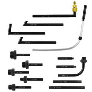 SET DE ADAPTADORES PARA O SISTEMA DE BOMBA DE TRANSMISSÃO (15 ACCESOIRES)