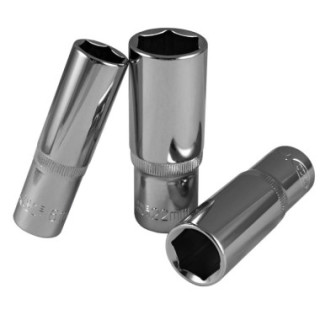 CHAVE HEXAGONAIS 1/2" 75MM LARGA, 22MM CROMADA