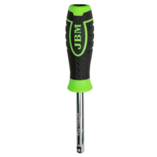 EMPUNHADURA DE CHAVE DE PARAFUSO DE 1/4", CROMADA