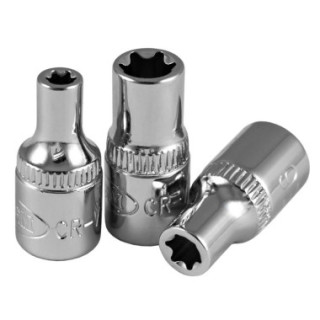 1/4" CHAVE TORX E8, CROMADA
