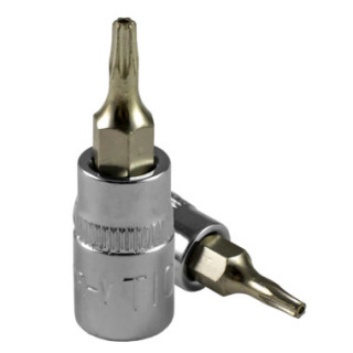 PUNTAS ADAPTADOR DE CHAVES TX INV DE T9 1/4" CROMADA