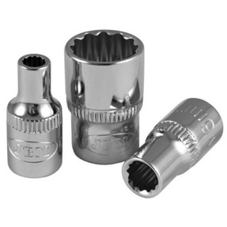 CHAVE DE 1/4" XZN DE 4MM, CROMADA