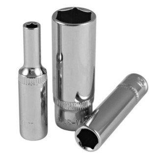 CHAVES DE 1/4 LONGAS (50MM) DE 13MM, CROMADA