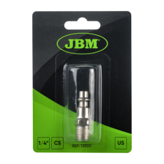 CONECTOR MACHO US - ROSCA MACHO DE 1/4