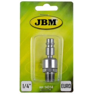 CONECTOR ARTICULADO MACHO PARA  AR COMPRIMIDO EURO - 1/4"