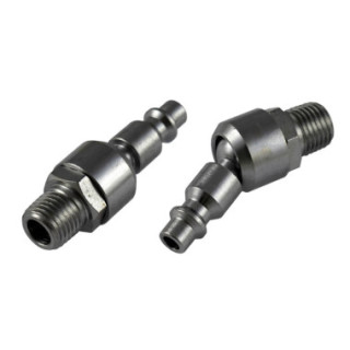 CONECTOR ARTICULADO MACHO PARA  AR COMPRIMIDO US - 1/4"