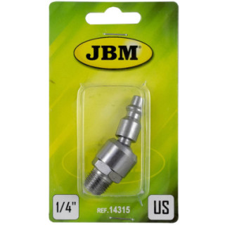 CONECTOR ARTICULADO MACHO PARA  AR COMPRIMIDO US - 1/4"