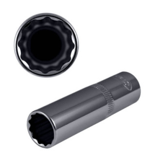 CHAVE 12 FACES 1/2" 75MM LARGA, 16MM, CROMADA