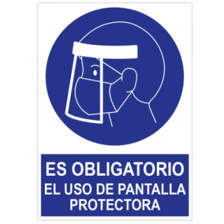POSTER DE FORMATO A3 "SEMPRE USE UMA TELA DE PROTEÇÃO"