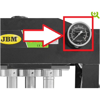 MANÔMETRO PARA IMPRENSA DE LOJA DE 20/30 TONELADAS (REF. 53590)