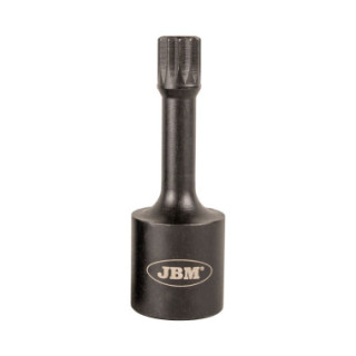 1/2" SOQUETE DE IMPACTO ESPECIAL PARA PARAFUSOS SPLINE (XZN) M12 (72MM)