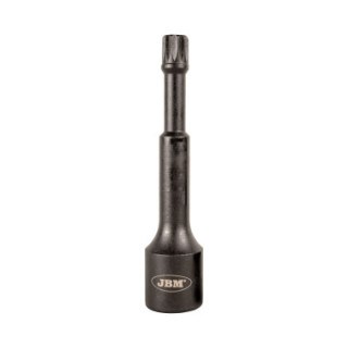 1/2" SOQUETE DE IMPACTO ESPECIAL PARA PARAFUSOS SPLINE (XZN) M12 (115MM)