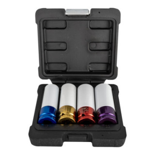 KIT DE 4 CHAVES IMPACTO DE 1/2" PARA RODAS