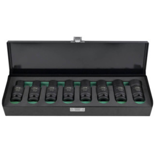 KIT DE 8 CHAVES DE IMPACTO HEX. COM DUPLA POSIÇÃO (FIXO / ARTICULADO)