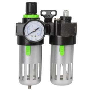 FILTRO, REGULADOR DE AR E LUBRIFICADOR 1/4''