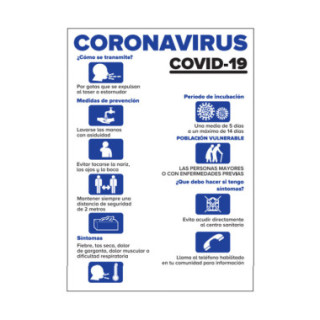 CARTAZ DA INFORMAÇÃO - PRECAUÇÕES DE SEGURANÇA PARA COVID-19