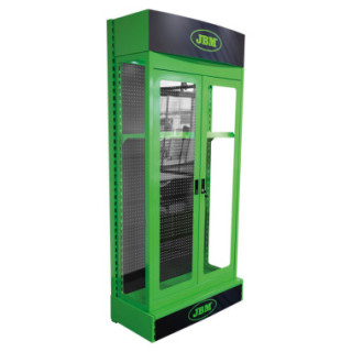 FERRAMENTA EXPOSITOR + CABEÇA COM ILUMINAÇÃO E PORTA