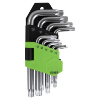 CONJUNTO DE 9 BOCAIS TORX (CURTOS)
