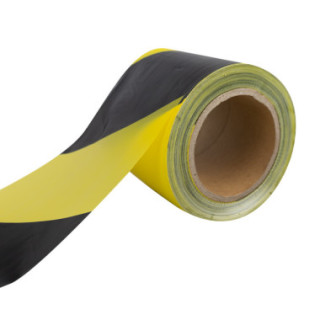 FITA DE SINAL AMARELO/PRETO - 200M